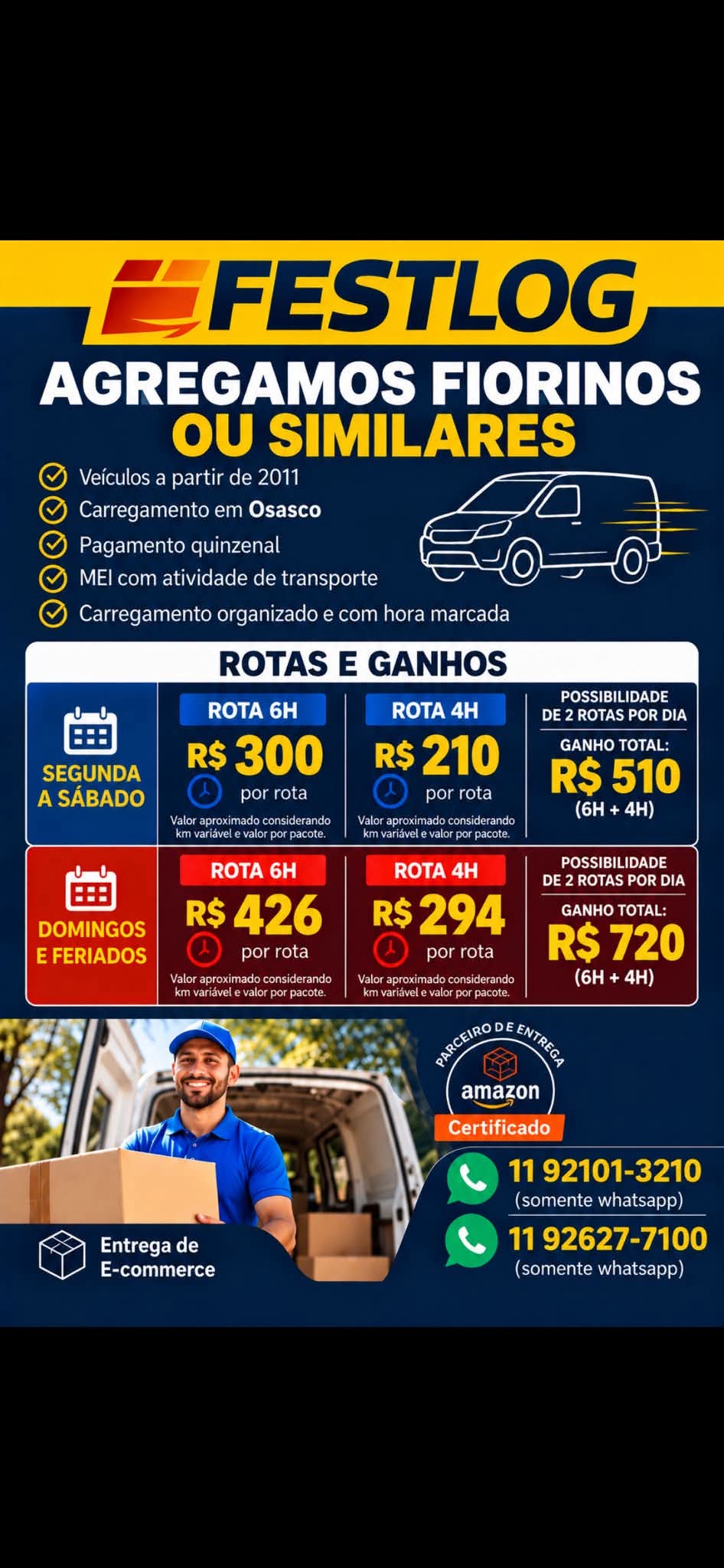 Vaga de agregamento em Osasco