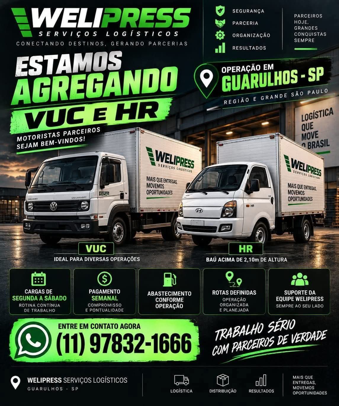 Vaga de agregamento em Guarulhos