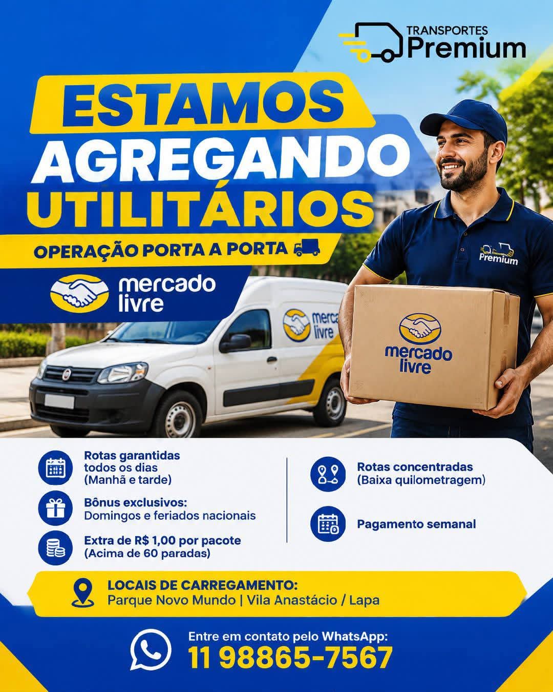 Vaga de agregamento em São Paulo