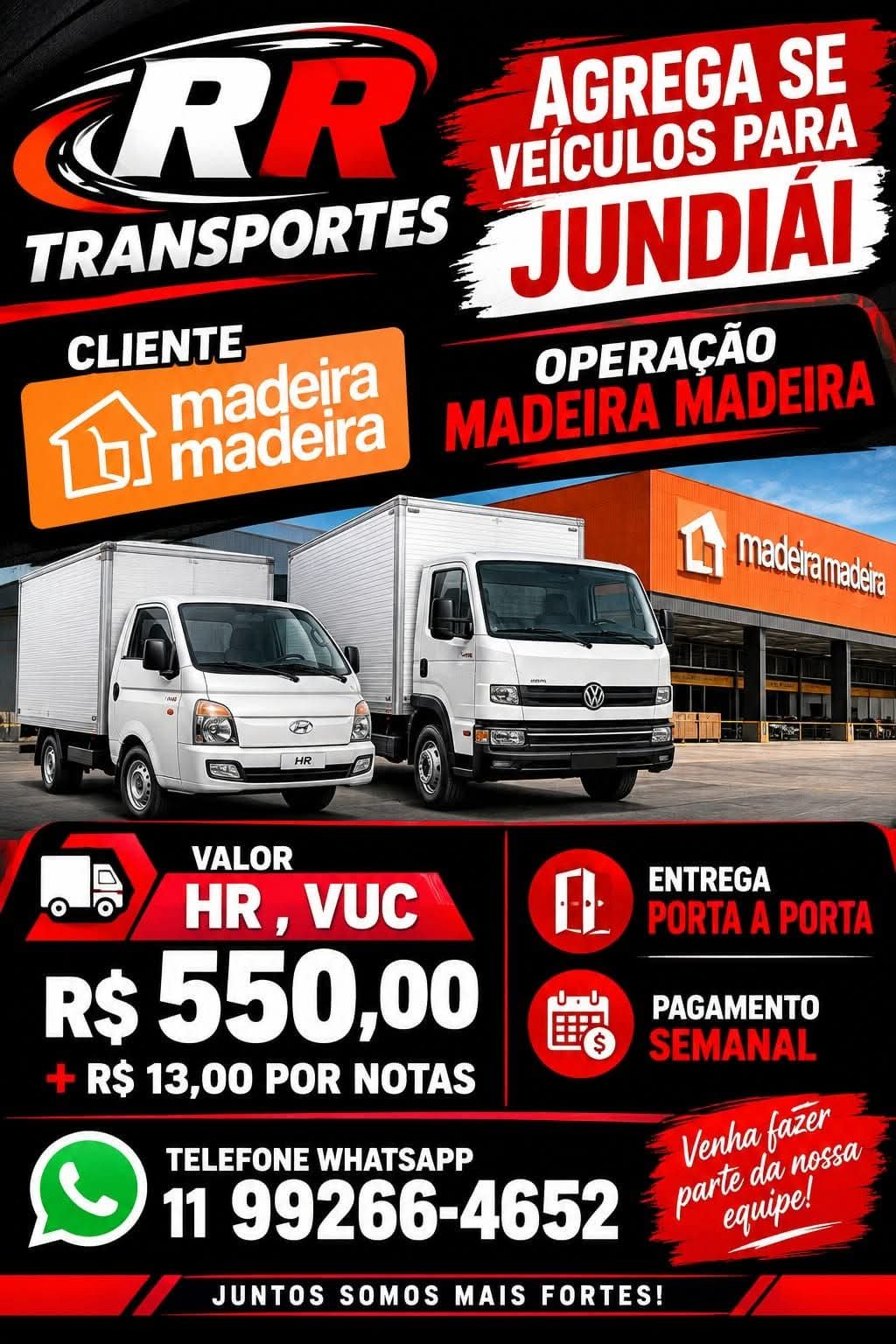 Vaga de agregamento em Jundiaí