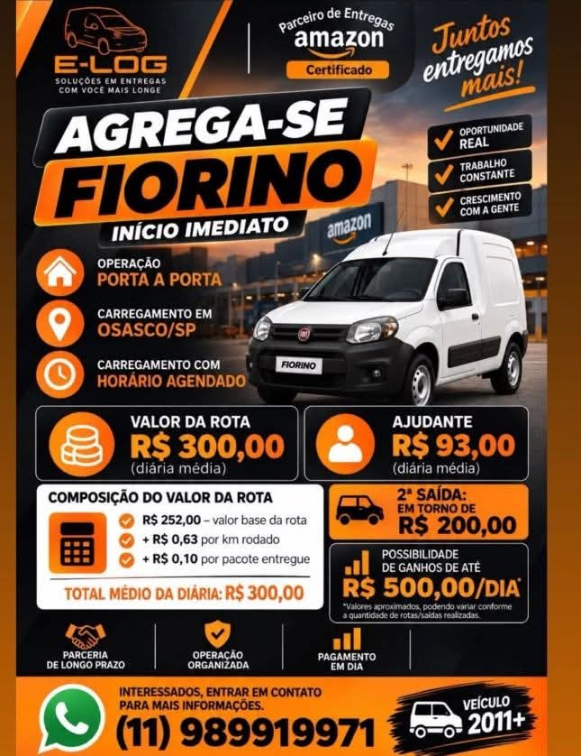 Vaga de agregamento em Osasco